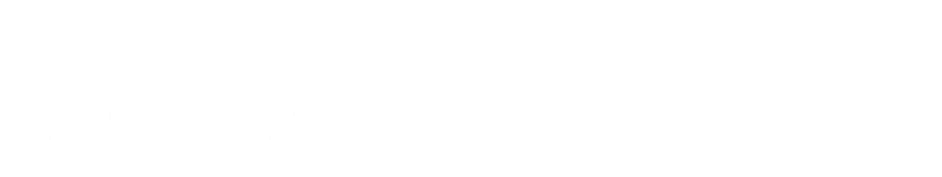 Logo of the European Wave and Tidal Energy Conference